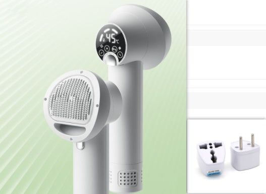 2-in-1 Pet Hair Dryer & Slicker Brush - Silent 300W | LUMEPA™