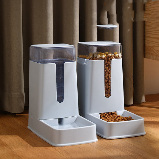 Comedero Doble Automático de Agua y Comida 3,5L para Mascotas