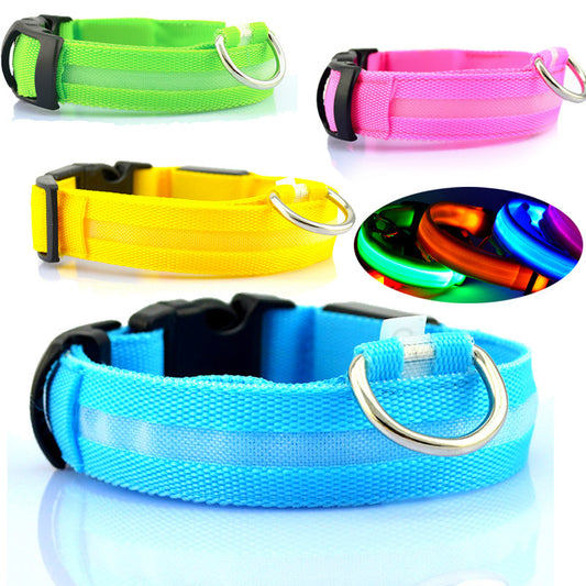 Collar LED de Seguridad para Perros - Resistente al Agua