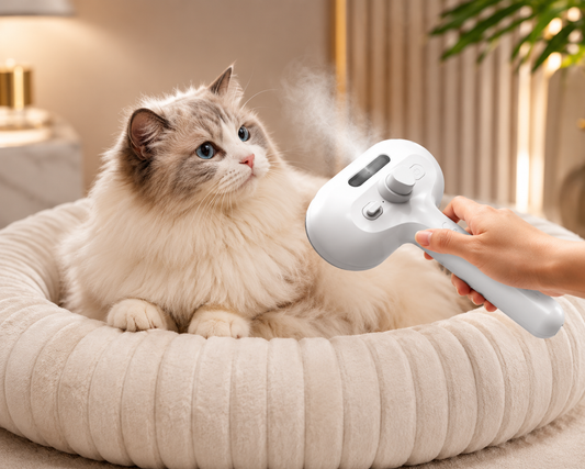 Self-Cleaning Detangling Brush with Steamer for Pets | LUMEPA™