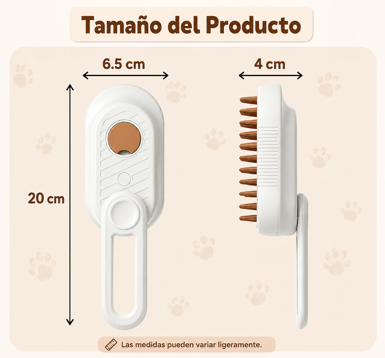 3-in-1 Steam Brush for Dogs and Cats | LUMEPA™