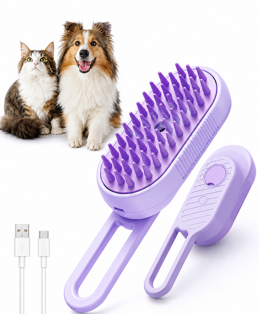 3-in-1 Steam Brush for Dogs and Cats | LUMEPA™